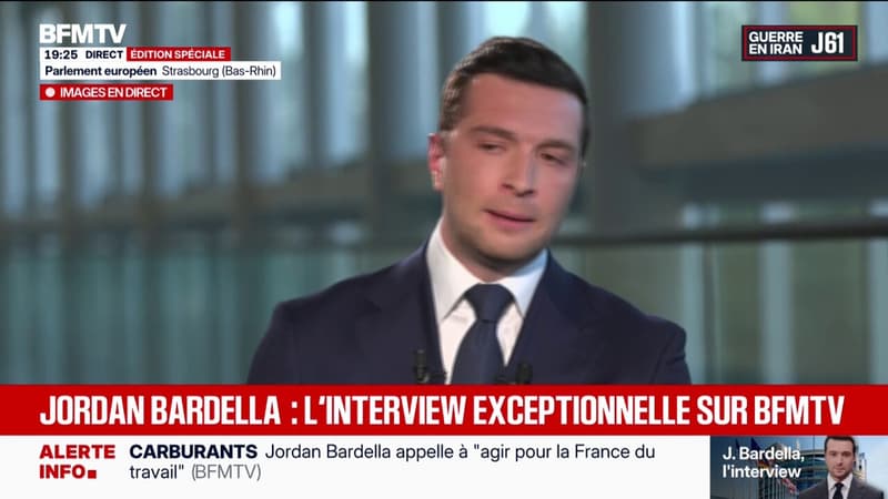 "La France et l'Algérie doivent discuter d'égal à égal", estime Jordan Bardella