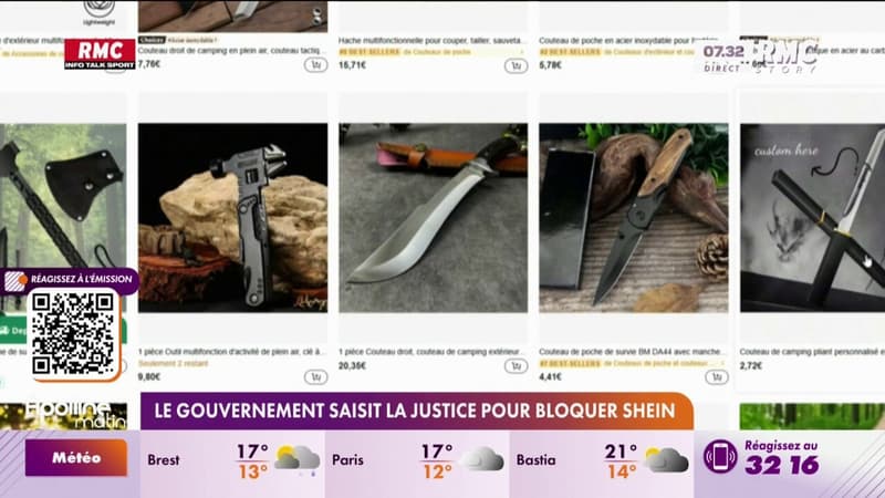 Le gouvernement saisit la Justice pour bloquer Shein