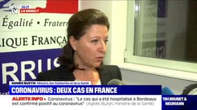 Agnès Buzyn après la détection de deux cas de coronavirus en France: "ce qui compte, c'est de circonscrire l'incendie le plus vite possible"