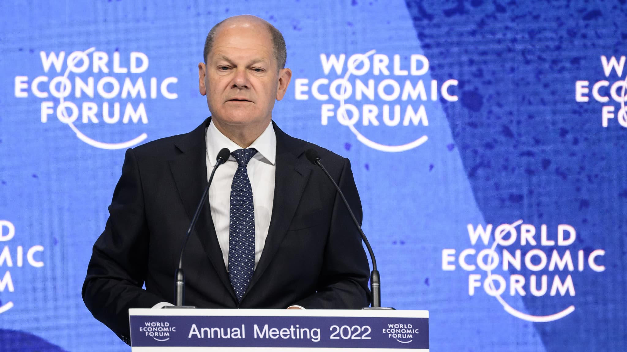 Olaf Scholz Au Forum De Davos Le 26 Mai 22 Jpg