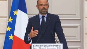 Le Premier ministre Édouard Philippe le 4 septembre 2019