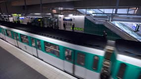 La ligne 12 du métro parisien, à la station Front Populaire, le 18 décembre 2012. (photo d'illustration)