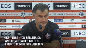 Nice - Lille : "On réglera ça dans le vestiaire", Galtier remonté contre ses joueurs