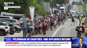Pèlerinage de Paris à Chartres: une affluence record et des pèlerins de plus en plus jeunes