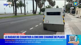 Le radar de chantier de la Prom a changé de place