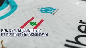Nîmes-OM: Le maillot marseillais en hommage aux victimes de Beyrouth