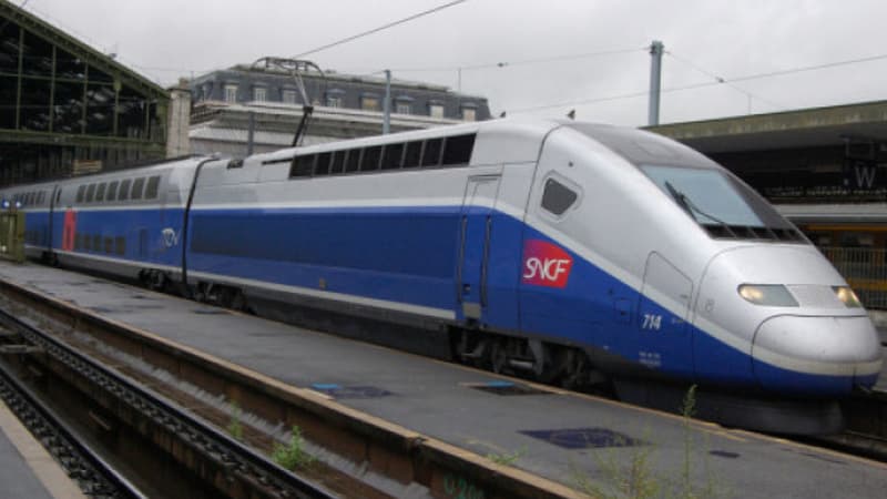 Un TGV, gare de Lyon à Paris (PHOTO D'ILLUSTRATION)