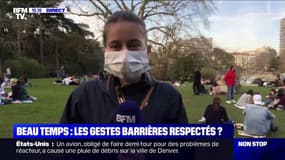 À Paris, les habitants profitent du beau temps en respectant au maximum les gestes barrières