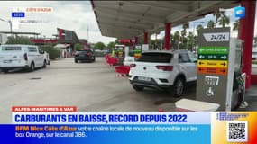 Côte d'Azur: le prix des carburants en baisse, un record depuis 2022