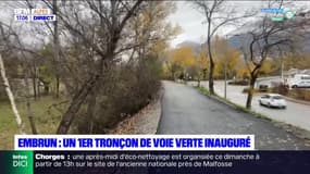 Embrun: un premier tronçon de voie verte inauguré