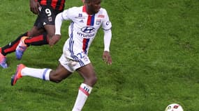 Jordy Gaspar, lors de l'une de ses rares apparitions avec le maillot pro de l'OL.