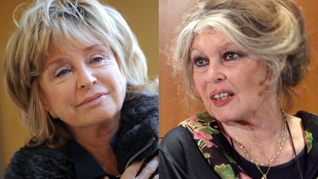 Danièle Thompson et Brigitte Bardot