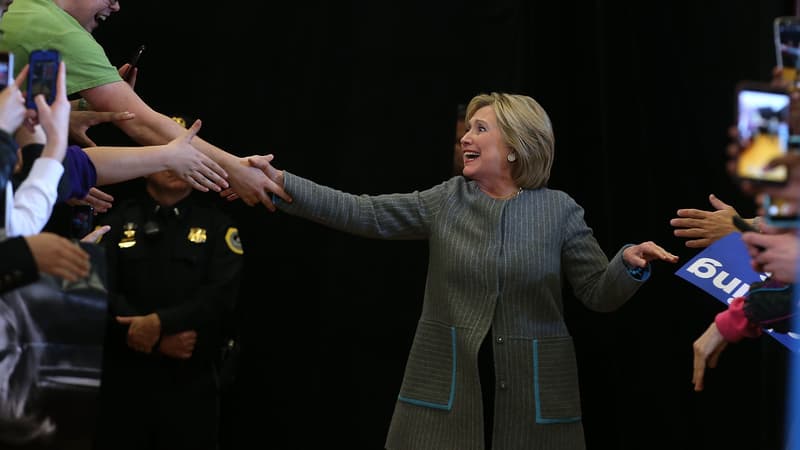 Hillary Clinton le 1er février 2016, dans l'Iowa.