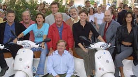 Thierry Redler (à gauche),ici le 20 septembre 2001 à Saint-Tropez, est mort, a-t-on appris ce dimanche.