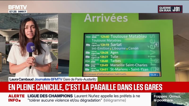 Pourquoi en cette période de canicule certains trains sont-ils supprimés?