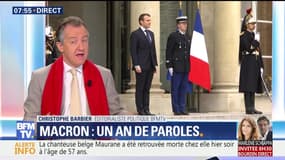 L’édito de Christophe Barbier: Un an de paroles d'Emmanuel Macron