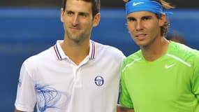 Novak Djokovic et Rafael Nadal