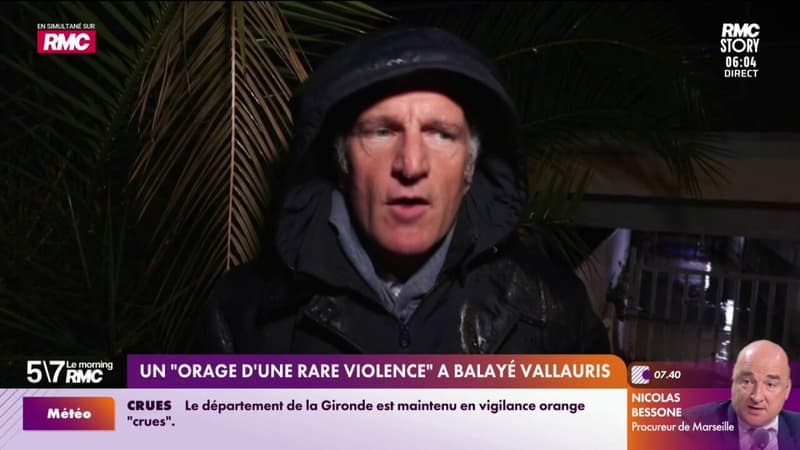 Un "orage d'une rare violence" a balayé Vallauris