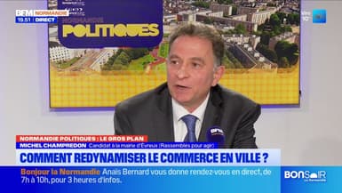 "30 nouveaux commerces en 3 ans": Michel Champredon dévoile ses ambitions pour Evreux