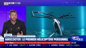 Franky Zapata présente l'AirScooter, le 1er hélicoptère "sans permis"