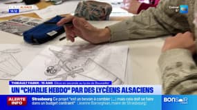 Charlie Hebdo: des lycéens alsaciens travaillent sur l'édition spéciale des dix ans de l'attentat