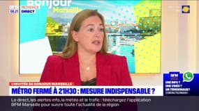Fermeture du métro à 21h30 à Marseille: un dédommagement "pas encore prévu" pour les usagers, selon la présidente de la RTM