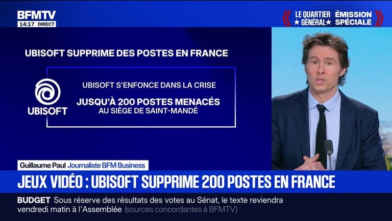 Ubisoft annonce un plan de départs volontaires: 200 postes concernés sur 1.100 au siège français