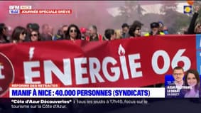 Grève du 23 mars: 40.000 manifestants à Nice selon les syndicats