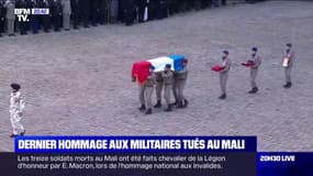 Aux Invalides, le dernier hommage aux militaires tués au Mali