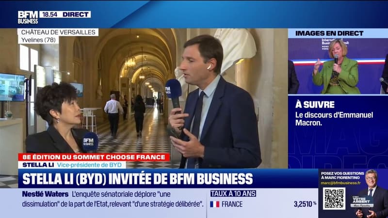 Stella Li, présidente de BYD, est sur BFM Business