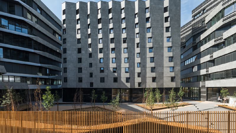 Les trois bâtiments lyonnais de l'ensemble Hikari constituent un première mondiale dans le domaine de l'efficacité énergétique.