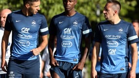 Karim Benzema, Eric Abidal et Franck Ribéry