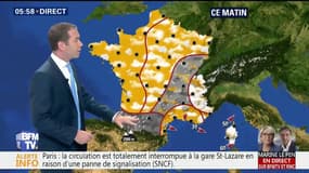 Un temps encore nuageux et quelques orages ce mercredi