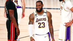 Le basketteur américain LeBron James, à Orlando le 11 octobre 2020