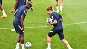 Paul Pogba et Antoine Griezmann
