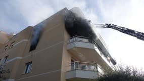 Un appartement a été détruit par un incendie ce lundi à Nice