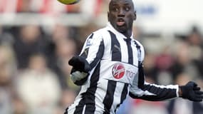 Demba Ba avec le maillot de Newcastle