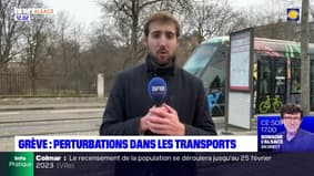 Grève à Strasbourg: les transports perturbés 