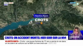 Hautes-Alpes: une jeune femme de 17 ans meurt dans un accident à Crots