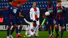 Neymar est sorti blessé face à Caen