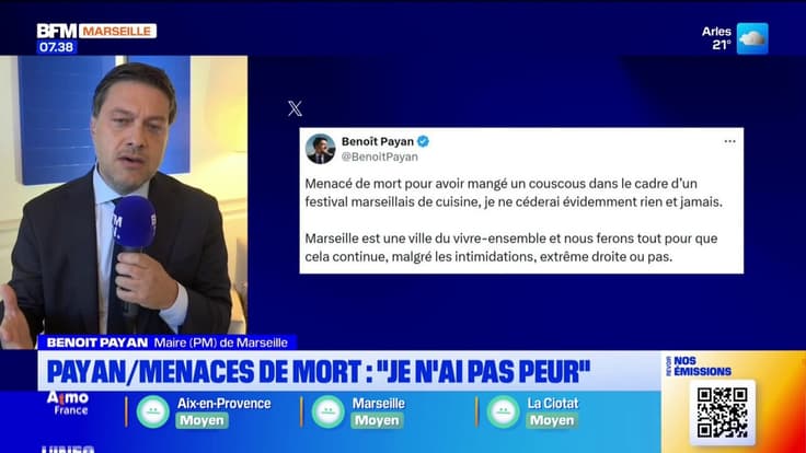 Benoît Payan menacé de mort, il s'exprime. " Je n'ai pas peur " 