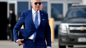 Le président américain Joe Biden à Menlo (Etats-Unis), le 12 avril 2022