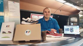 Refubaskets, pionnier du reconditionnement des baskets, lauréat des trophées de la mode circulaire à bord d'un TGV