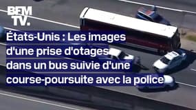 États-Unis: une prise d'otages dans un bus suivie d'une course-poursuite avec la police fait un mort 
