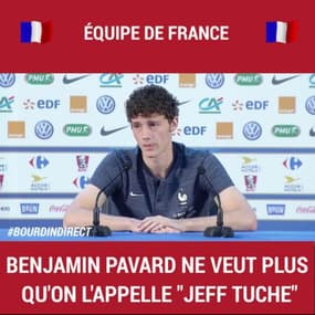 Coupe du Monde: Benjamin Pavard ne veut plus qu'on l'appelle "Jeff Tuche"
