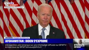 Joe Biden: "Notre objectif en Afghanistan était et sera toujours d'éviter une attaque sur notre territoire"