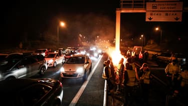 Des gilets jaunes en Normandie (image d'illustration)