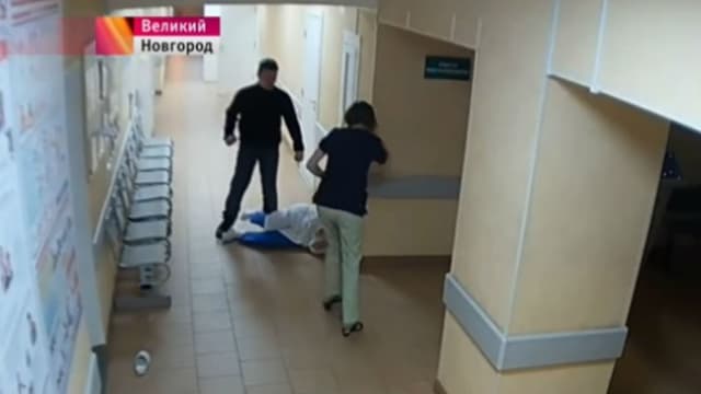 La vidéo d'une agression dans un hôpital russe