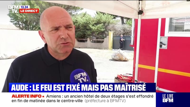 Incendie dans l'Aude: On a identifié cinq points chauds, indique le colonel Christophe Magny