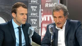 Emmanuel Macron était l'invité de BFMTV et RMC ce mardi. 